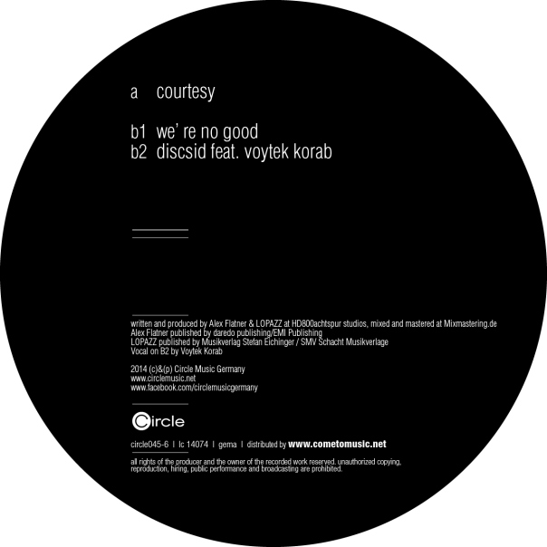 Alex Flatner & LOPAZZ – ‘Courtesy’ EP