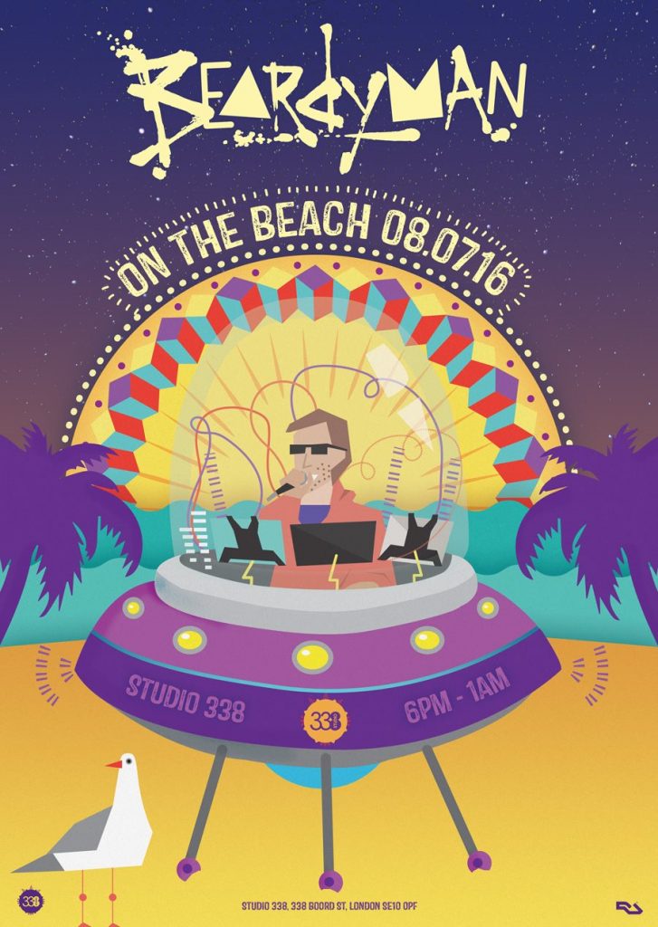 Beardyman on the Beach