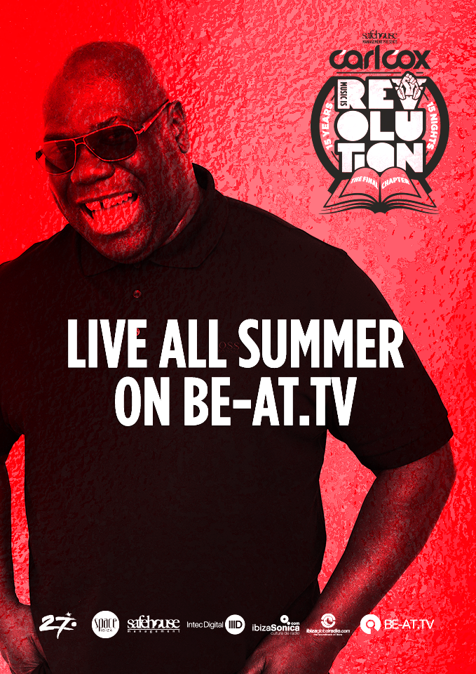 BE-AT.TV to live stream final Carl Cox season for 15 weeks this summer