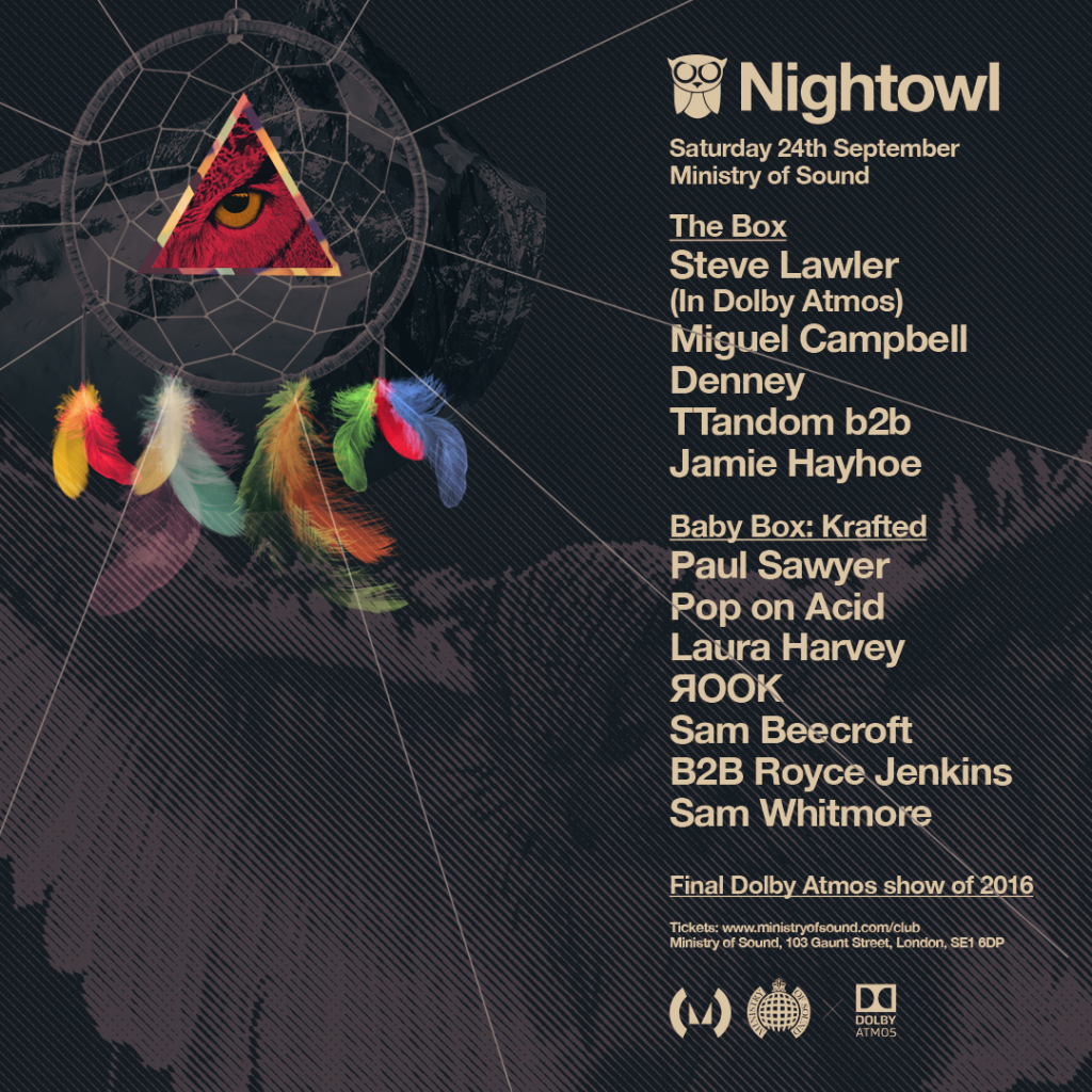 Krafted at Ministry of Sound with Steve Lawler, Paul Sawyer THIS SATURDAY