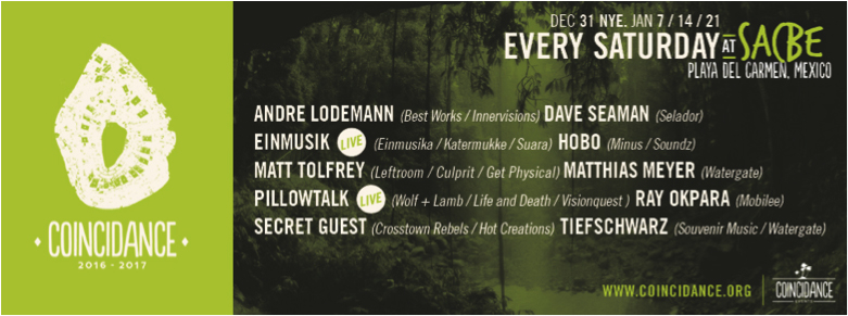 COINCIDANCE ANNOUNCES 2016-2017 EDITION: “EVERY SATURDAY IN SACBE”