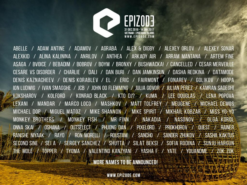 Epizode Festival Launches in Vietnam on NYE