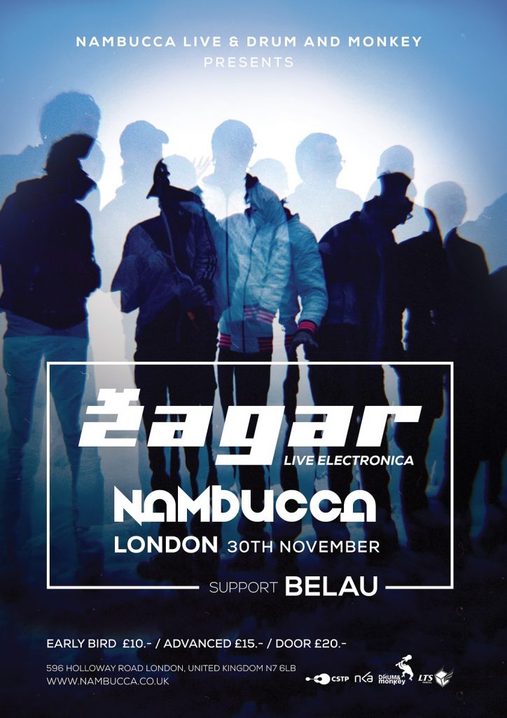 Nambucca live & drum monkey present: ŽAGAR & Belau